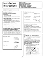 GE 49-90344 Installation Instructions Manual preview