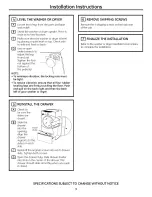 Preview for 3 page of GE 49-90344 Installation Instructions Manual