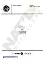 Preview for 1 page of GE 51BD53BD77BD51B Instructions Manual