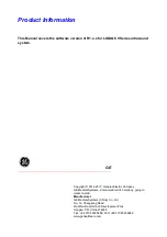 Предварительный просмотр 2 страницы GE 5489329 Technical Publication