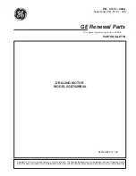 GE 5GE752RB3A Parts Bulletin preview