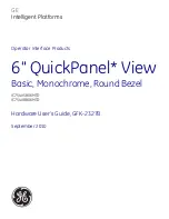 GE 6'' QuickPanel View Hardware User'S Manual preview