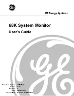 GE 68K System User Manual preview