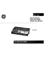 GE 7-4956 Use And Care Manual preview