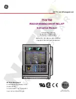 GE 750 Instruction Manual preview