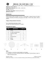 Preview for 3 page of GE 82009LO Assembly Manual