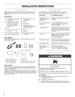 Предварительный просмотр 2 страницы GE 8557471A Installation Instructions Manual