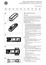 GE 868 GEN2 Installation Instructions Manual предпросмотр