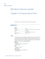 Preview for 7 page of GE 869 Communications Manual