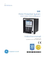 GE 869 Instruction Manual preview