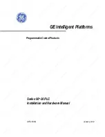 Preview for 1 page of GE 90-30 PLC Installation And Hardware Manual