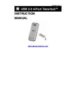 GE 98751 - 4 Port USB 2.0 Tetra Hub User Manual предпросмотр