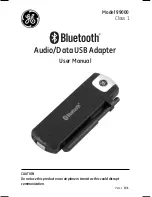 Preview for 1 page of GE 99000 User Manual