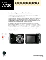 Preview for 2 page of GE A730 Specifications