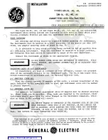 GE AB-16 Installation Manual предпросмотр