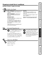 Preview for 7 page of GE ACV05 Owner'S Manual & Installation Instructions