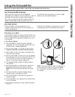 Предварительный просмотр 5 страницы GE ADEL20 Owner'S Manual