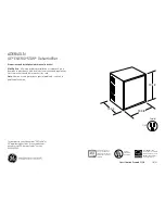 GE ADER40LN Dimensions And Installation Information preview