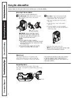 Preview for 6 page of GE ADER50LS Owner'S Manual