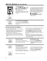 Preview for 14 page of GE Adora 29 Owner'S Manual & Installation Instructions