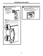 Preview for 27 page of GE Adora 29 Owner'S Manual & Installation Instructions