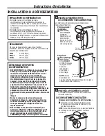 Preview for 74 page of GE Adora 29 Owner'S Manual & Installation Instructions