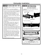 Preview for 14 page of GE Adora DDT700SMNES Installation Instructions Manual