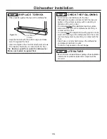 Preview for 15 page of GE Adora DDT700SMNES Installation Instructions Manual