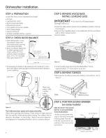 Предварительный просмотр 6 страницы GE ADT521PGF4WS Installation Instructions Manual