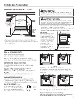 Предварительный просмотр 3 страницы GE ADT521PGFBS Installation Instructions Manual