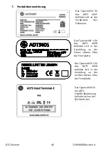 Предварительный просмотр 52 страницы GE ADTS 405F Mk2 Safety And Installation Manual