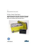 Предварительный просмотр 1 страницы GE ADTS552F Safety And Installation Manual