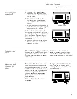 Preview for 41 page of GE Advantium 120 SCA1000 Owner'S Manual