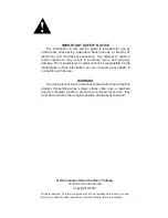 Предварительный просмотр 2 страницы GE Advantium 120 SCA1000 Technical Service Manual