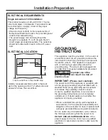 Preview for 4 page of GE Advantium CSB9120 Installation Instructions Manual