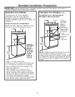 Preview for 5 page of GE Advantium CSB9120 Installation Instructions Manual