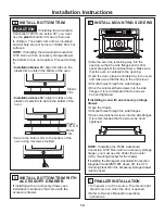 Preview for 14 page of GE Advantium CWB713 Installation Instructions Manual