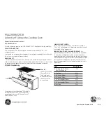 Предварительный просмотр 2 страницы GE Advantium PSA2201R Dimensions