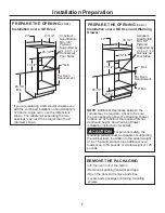 Preview for 7 page of GE Advantium PSB9100BL Installation Instructions Manual