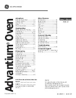 Preview for 1 page of GE Advantium PSB9120BLTS Owner'S Manual