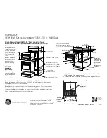 GE Advantium PSB9120DF Dimension Manual preview