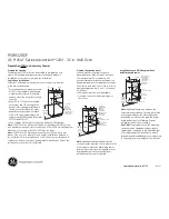 Preview for 2 page of GE Advantium PSB9120DF Dimension Manual