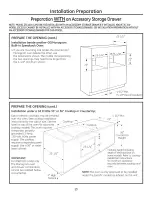 Preview for 13 page of GE Advantium PSB9120DF Installation Instructions Manual