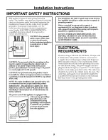 Предварительный просмотр 3 страницы GE Advantium SCA1000 Installation Instructions Manual