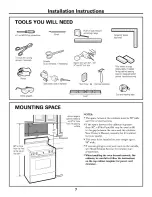 Предварительный просмотр 7 страницы GE Advantium SCA1000 Installation Instructions Manual