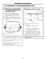 Предварительный просмотр 8 страницы GE Advantium SCA1000 Installation Instructions Manual