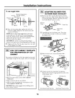 Предварительный просмотр 16 страницы GE Advantium SCA1000 Installation Instructions Manual