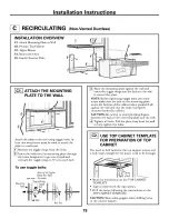 Предварительный просмотр 19 страницы GE Advantium SCA1000 Installation Instructions Manual