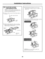 Предварительный просмотр 20 страницы GE Advantium SCA1000 Installation Instructions Manual