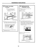 Предварительный просмотр 22 страницы GE Advantium SCA1000 Installation Instructions Manual